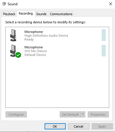 Windows 声音设置